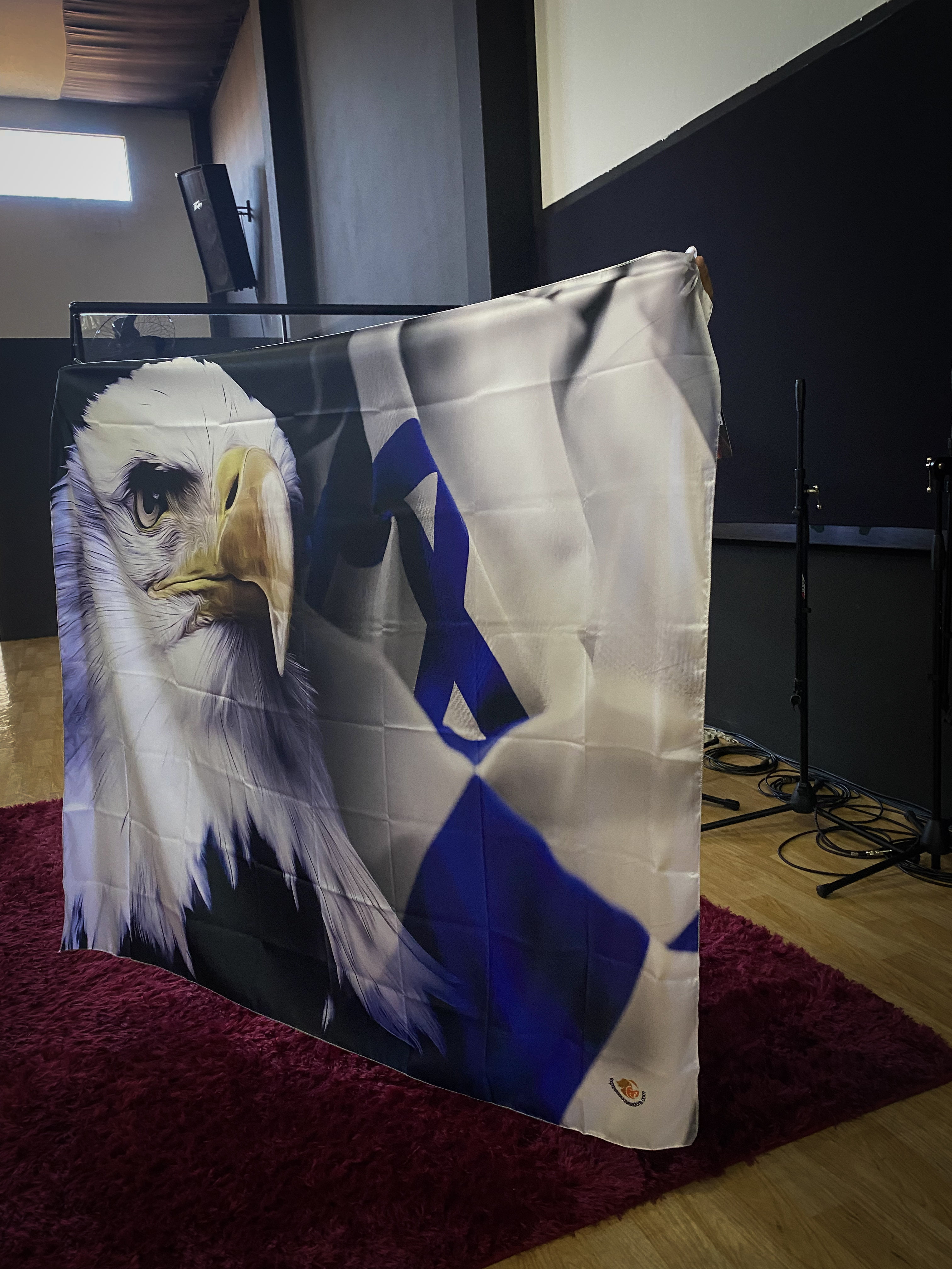 Bandeira BDA254 - Águia / Bandeira Israel