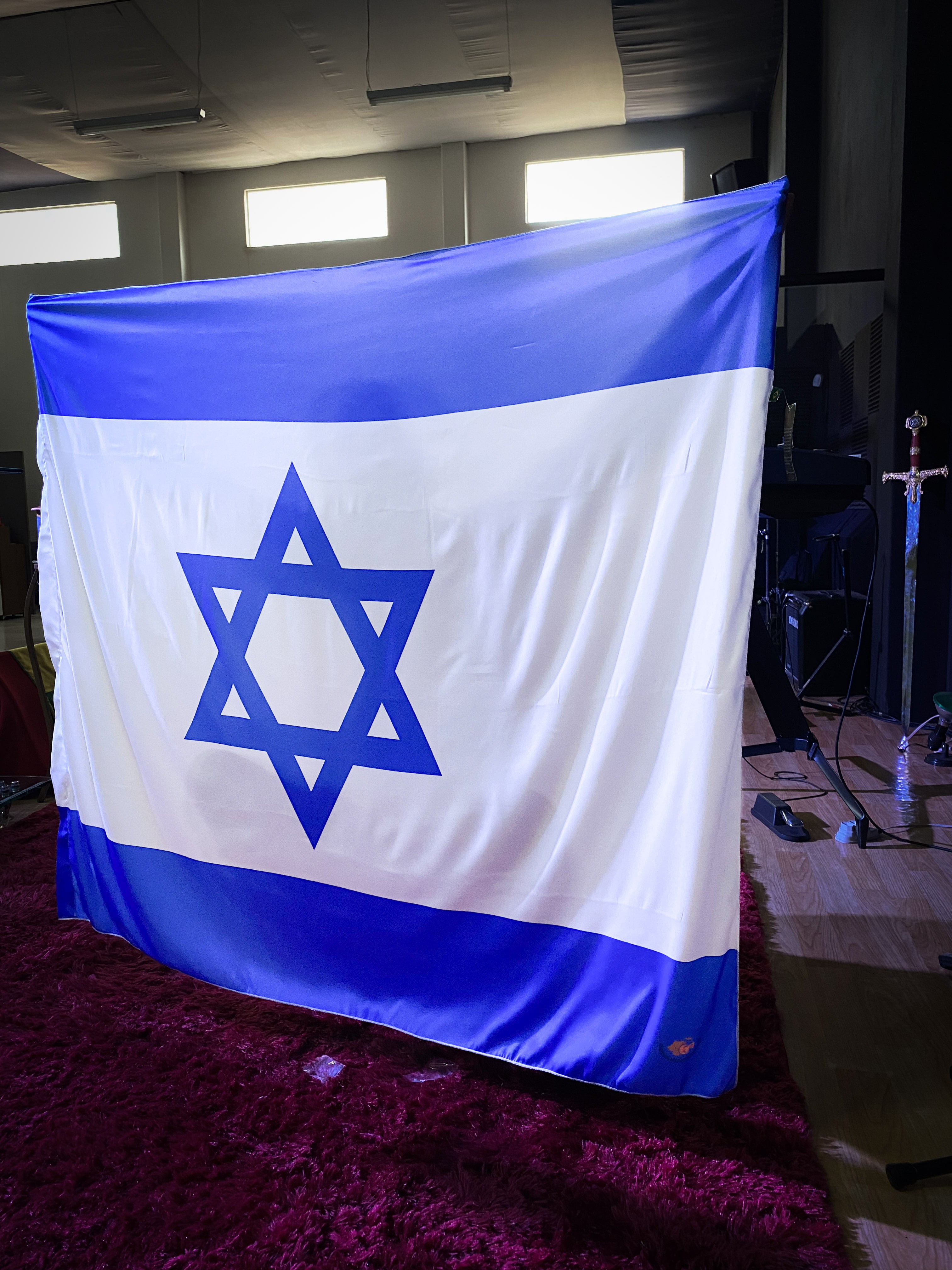 Bandeira BDA221 - Bandeira Israel (Oficial)