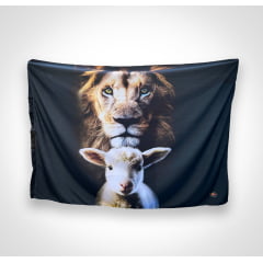 Bandeira BDA330 - Leão e Cordeiro